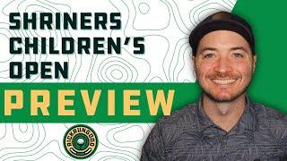 Shriners Children's Open | Fantasy Golf Preview & Picks, Sleepers, Data - DFS Golf & DraftKings