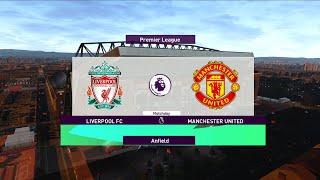 Liverpool vs Manchester United || Anfield Stadium || Premier League || PES 2021 PC