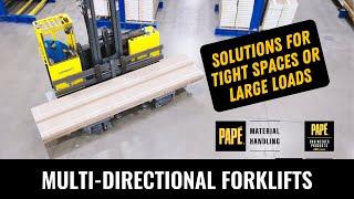 Multi Directional Forklifts and Cantilever Racking Offer Optimal Efficiency