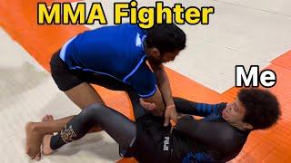 MMA Fighter Vs BJJ Blue Belt