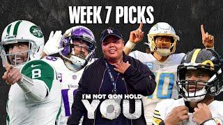 NFL Week 7 Picks | I'm Not Gon Hold You #INGHY