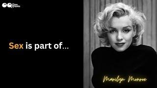 Marilyn Monroe Quotes on Success, Happiness and Fame.