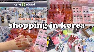 shopping in korea vlog  skincare & makeup haul  Oliveyoung Black Friday Sale 올영세일