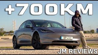 TESLA LAUNCHED A MODEL 3 WITH MORE THAN 700 KM OF RANGE!!!!! NOW IN PORTUGAL!!!!! - JM REVIEWS 2024