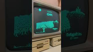 Retro Computer ASMR: Conan Hall of Volta on the apple //e #80s #retrocomputing #retrogaming #asmr