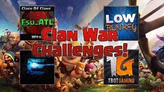 Clash of Clans - Clan Wars Challenges!