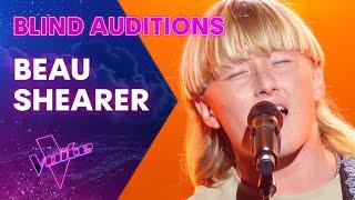 Beau Shearer Sings Zach Bryan's Something in the Orange | The Blind Auditions | The Voice Australia