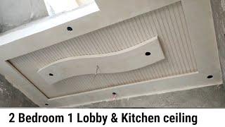 2 Bedroom 1 Lobby & kitchen false ceiling designs | Cm fall ceiling 2023