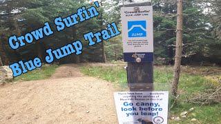 Crowd Surfin Blue Jump Line at Tarland MTB Trails Scotland