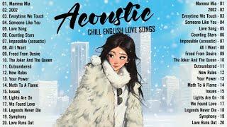 Acoustic Songs 2024  Best Chill English Acoustic Love Songs Cover  Soft Chill Acoustic Music 2024