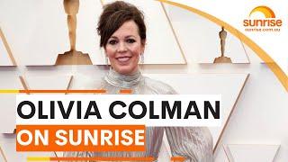 Olivia Colman's swear word confession | Sunrise interview