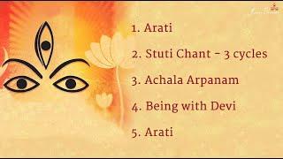 Navaratri Sadhana I Arati I Stuthi I Achala Arpanam I Being with Devi IArati  - Sadhana I sadhguru