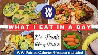 *NEW* WHAT I EAT IN A DAY | 23 POINTS A DAY | 100+g PROTEIN | WW POINTS & CALORIES