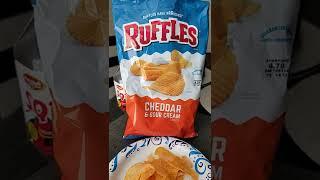 Ruffles Cheddar & Sour Cream Flavored Potato Chips Are The Best