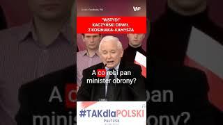 "Wstyd!". Kaczyński drwił z Kosiniaka-Kamysza: Dobry człowiek