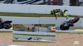 MotoAmerica Twins Cup Crash Race 2 at Road Atlanta 2021