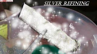 Silver refining / full process / silver contacts / silver ring / silver casting / silver jewelly /