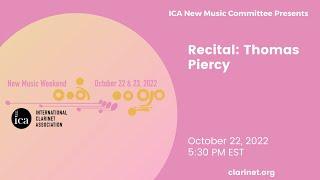 ICA New Music Weekend 2022: Recital - Thomas Piercy