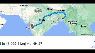 My nwe video vlog |Tripura to Pune| Journey￼