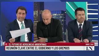 El Gobierno evalúa opciones para Aerolíneas Argentinas; el pase de Feinmann y Trebucq