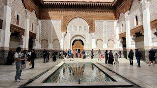 Ben Youssef Madrasa in Marrakech, Morrocco