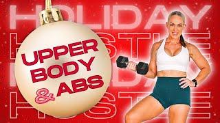 30 MIN UPPER BODY & ABS BUILDER | Muscle Sculpting Workout for Women