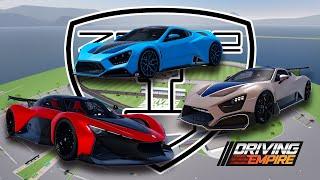 NEW NASCAR RACE and 3 NEW LICENSED Zenvos In Roblox Driving Empire (New The Hunt Roblox Event)