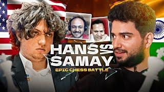 Samay Vs Hans Epic Two Queen Chess match !!