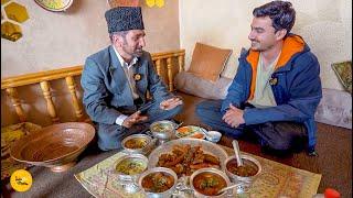 Biggest Kashmiri Wedding Wala Salame Wazwan Thali Making Rs. 850/- Only l Kashmir Food Tour