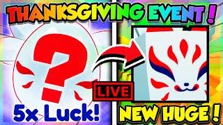 (LIVE) THANKSGIVING EVENT *5x LUCK* in PETS GO!! (Roblox)