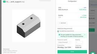 Fictiv CNC Online Ordering Platform Clip