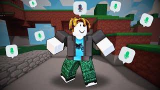 Making People CRAZY in VOICE CHAT! (Roblox Bedwars)