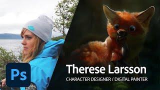 Live Digital Painting with Therese Larsson 1/3 | Adobe Creative Cloud