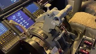 Real 737 motorized auto throttle quadrant in Flight Simulator