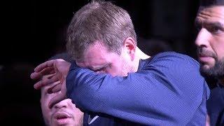 Dirk Nowitzki IN TEARS After Spurs Tribute Video! Final NBA Game