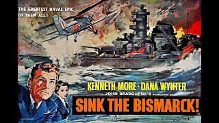 Sink the Bismarck! 1960, a thrilling wartime British naval drama. Kenneth More - Dana Wynter