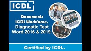 ICDL Documents Final Pretest with 100% Score Guaranteed.