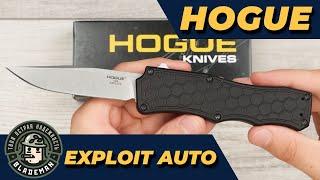 Нож Hogue Exploit Auto, CPM-S30V, Aluminum Black, 34050