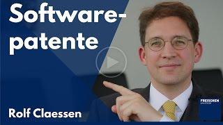 Softwarepatente - Profiwissen Patente #rolfclaessen