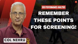 Why Did He Get Screened Out in His SSB | SSB Analysis by Col M M Nehru Ex-IO SSB Bangalore