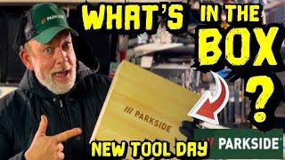 NEW PARKSIDE TOOL (UNIQUE) UNBOX & USE  & WORKSHOP LIGHTING 