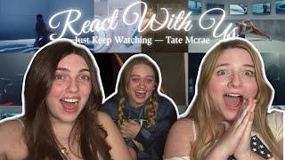 REACTING TO Tate Mcrae's NEW SINGLE "Just Keep Watching" !!!