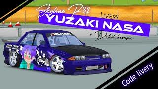 SKYLINE R32 Livery Yuzaki Nasa || FR LEGENDS