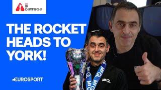 BEHIND THE SCENES: Ronnie O'Sullivan's train journey to the 2024 UK Snooker Championship 