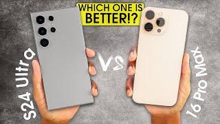 WHICH ONE!? iPhone 16 Pro Max vs S24 Ultra: A New KING