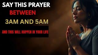 When You Wake Up Between 3AM - 5AM, Say This Powerful Meditation Prayer | Christian Motivation