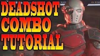 Injustice 2 DEADSHOT COMBOS! - DEADSHOT COMBO TUTORIAL