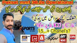 Paksat mm1 @38.2e operational| paksat mm1 C Band Chanel list | Paksat mm1 | thanks to saim Alvi