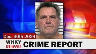 CHINA GROVE MAN CHARGED WITH STORAGE UNIT ROBBERIES | WHKY News -- Crime Report: Monday, 12/30/2024