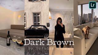 Dark Brown Lightroom Preset Download